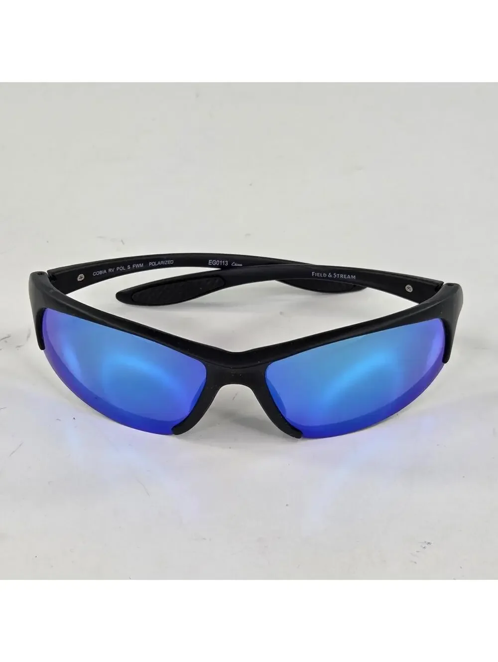 Field & Stream Cobia Matte Black wrap-around sunglasses EG0113 Field Stream